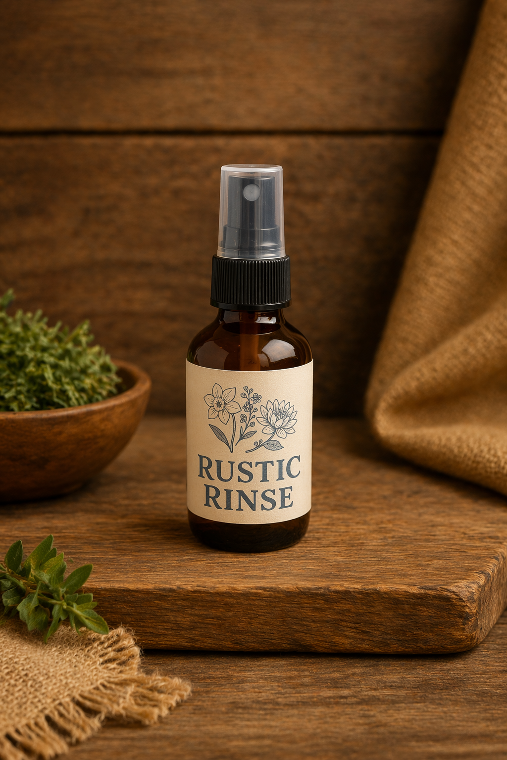 Hand cleansing spray